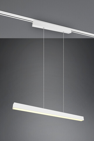 Lustra Paros, TRIO, 90x5x180 cm, 29W, 1x SMD, metal, alb mat