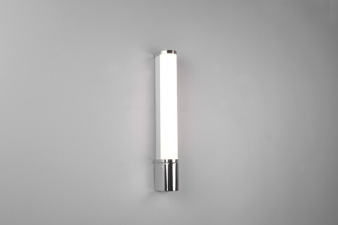 Aplica de perete Piera, TRIO, 41.5x5.5 cm, 8W, 1x SMD, plastic, argintiu/alb