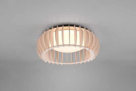 Plafoniera Monte, RL, 40x14 cm, 16.5W, 1x SMD, plastic, alb/natur