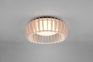 40x14 cm, Alb;Natur, Plafoniera