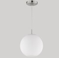 Lustra Moon, RL, 25x150 cm, 60W, 1x E27, metal, nichel mat/alb