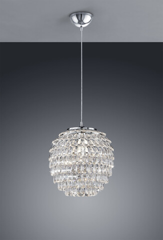 Lustra Petty, RL, 35x160 cm, 60W, 1x E27, metal, argintiu