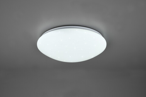 Plafoniera cu efect stele Lukida, RL, 38x10.5 cm, 18W, 1x SMD, plastic, alb