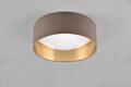 Plafoniera Locarno, RL, 30x11 cm, 12W, 1x SMD, textil, taupe