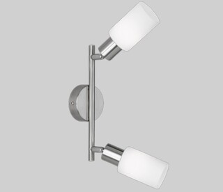 25x8x18.5 cm, Nichel mat;Alb