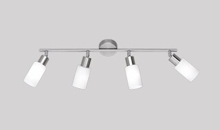 60x8x18.5 cm, Nichel mat;Alb