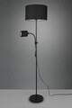 Lampadar Owen, RL, 36x160 cm, 42W / 10W, 1x E27 / 1x E14, metal, negru