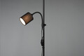 Lampadar Owen, RL, 36x160 cm, 42W / 10W, 1x E27 / 1x E14, metal, negru