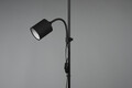 Lampadar Owen, RL, 36x160 cm, 42W / 10W, 1x E27 / 1x E14, metal, negru