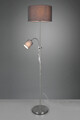 Lampadar Owen, RL, 36x160 cm, 42W / 10W, 1x E27 / 1x E14, metal, nichel mat