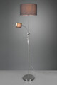 Lampadar Owen, RL, 36x160 cm, 42W / 10W, 1x E27 / 1x E14, metal, nichel mat