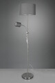 Lampadar Owen, RL, 36x160 cm, 42W / 10W, 1x E27 / 1x E14, metal, nichel mat