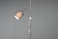 Lampadar Owen, RL, 36x160 cm, 42W / 10W, 1x E27 / 1x E14, metal, nichel mat