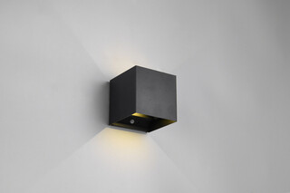 10x10x10.5 cm, Negru mat