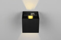 Aplica de perete pentru exterior Talent, RL, 10x10x10.5 cm, 0.5W, 2x SMD, metal, negru mat
