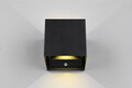 Aplica de perete pentru exterior Talent, RL, 10x10x10.5 cm, 0.5W, 2x SMD, metal, negru mat