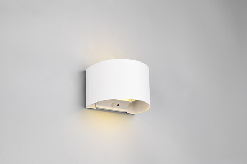 Aplica de perete pentru exterior Talent, RL, 16x11.5x10 cm, 0.5W, 2x SMD, metal, alb mat
