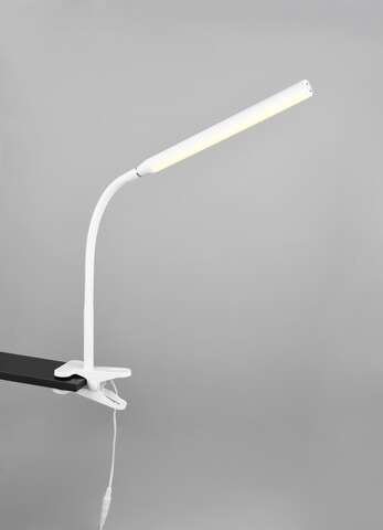 Lampa de masa Nevada, RL, 35x0.8x38 cm, 5W, 1x SMD, plastic, alb mat