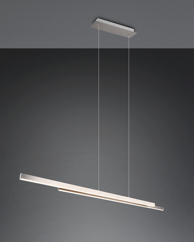 Lustra Odio, RL NOW, 110x8.5x150 cm, 22W, 1x SMD, metal, nichel mat