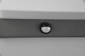 Aplica de perete pentru exterior cu senzor Nestos, TRIO, 23x15 cm, 13W, 1x SMD, aluminiu, antracit