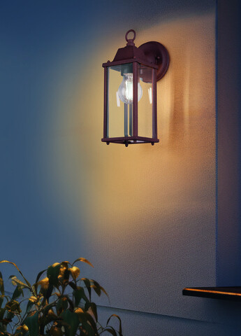 Lampa de gradina Olona, TRIO, 11.5x29.5 cm, 40W, 1x E27, aluminiu, ruginiu