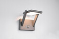 Aplica de perete pentru exterior cu senzor Malawi, TRIO, 18x23.5 cm, 5W, 1x SMD, aluminiu, antracit