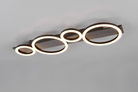 Plafoniera Lumos, RL, 72x23x5.8 cm, 26.5W, 1x SMD, metal, argintiu/alb