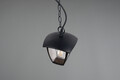 Lampa de gradina Venta, TRIO, 17x17x82 cm, 10W, 1x E27, aluminiu, negru mat