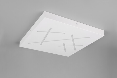 Plafoniera Snip, TRIO, 50x50x5 cm, 24W, 1x SMD, metal, alb mat