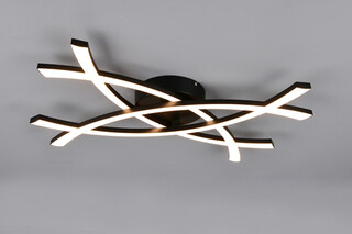 60x40x7.5 cm, Negru mat