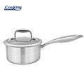 Semioala cu capac Atomic3, Cooking by Heinner, 16x8.5 cm, 1.6 L, inox/sticla, argintiu