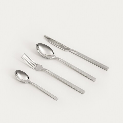 Set tacamuri 16 piese Stride, Homla, inox, argintiu