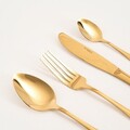 Set tacamuri 16 piese Aurc, Homla, inox, auriu