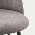Scaun Fiora, Homla, 56x49x80 cm, metal/poliester, gri
