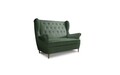 Canapea 2 locuri ELTAP, Aros, 150x90x103 cm, lemn/poliester, verde