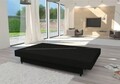 Canapea extensibila 3 locuri ELTAP, Amaza, 190x82x83 cm, lemn/poliester, negru
