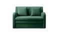 Canapea extensibila 2 locuri ELTAP, Ario, 130x103x85 cm, lemn/poliester, verde