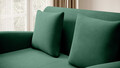 Canapea extensibila 2 locuri ELTAP, Ario, 130x103x85 cm, lemn/poliester, verde