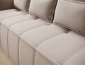 Canapea extensibila 3 locuri ELTAP, Weltton, 242x106x94 cm, lemn/poliester, bej