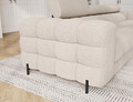 Canapea extensibila 3 locuri ELTAP, Festello, 260x100x96 cm, lemn/poliester, bej