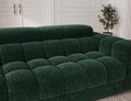 Canapea extensibila 3 locuri ELTAP, Festello, 260x100x96 cm, lemn/poliester, verde inchis