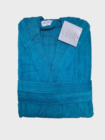 Halat de baie cu gluga, ET 2000 IMPEX, L/XL, bumbac, turcoaz