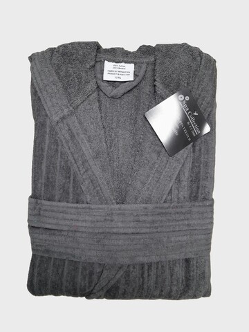 Halat de baie cu gluga, ET 2000 IMPEX, L/XL, bumbac, gri