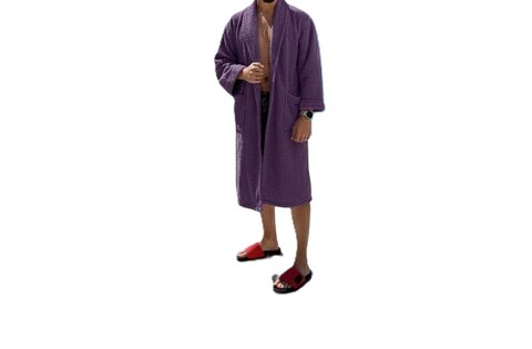 Halat de baie Terry, ET 2000 IMPEX, S/M, bumbac, lila