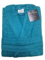 Halat de baie Terry, ET 2000 IMPEX, S/M, bumbac, turcoaz