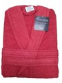 Halat de baie Terry, ET 2000 IMPEX, L/XL, bumbac, rosu