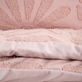 Lenjerie de pat dubla Silva, Homla, 160x200 cm, 3 piese, microfibra din poliester, roz