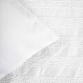 Lenjerie de pat pentru o persoana Reya, Homla, 140x200 cm, 2 piese, microfibra din poliester, alb