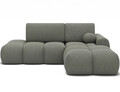 Coltar extensibil dreapta 3 locuri ELTAP, Vittario, 227x170x95 cm, lemn/poliester, verde olive