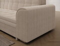 Coltar extensibil stanga 4 locuri ELTAP, Sorento, 296x194x78 cm, lemn/poliester, bej